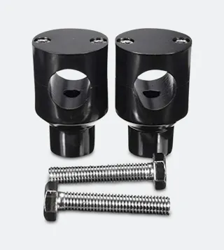 CustomAcces H-D Handlebar Risers Black 45x75x45mm