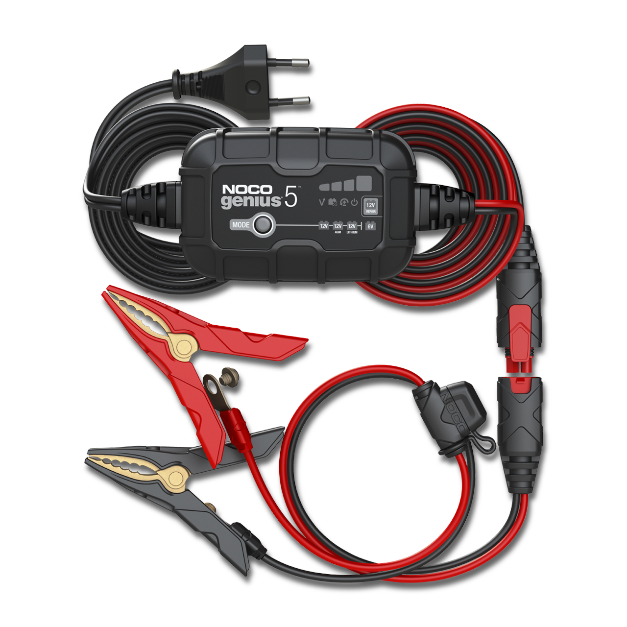 NOCO GENIUS5 Caricabatteria 5A Smart - Mantenitore Carica Per Auto, Moto, Barca | 6V/12V - Foto 9