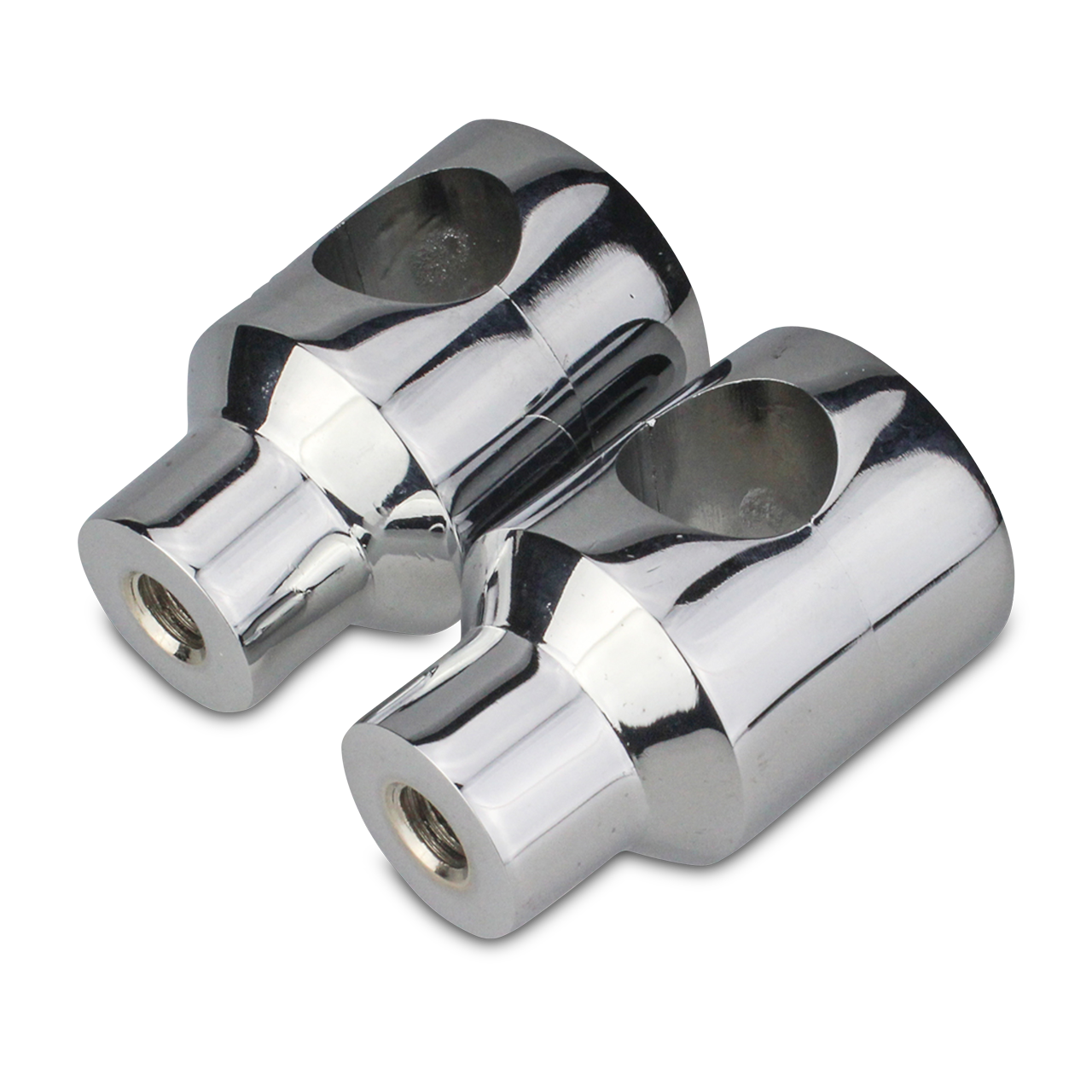 CustomAcces H-D Handlebar Risers Chrome 45x75x45mm