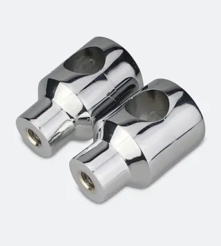 CustomAcces H-D Handlebar Risers Chrome 45x75x45mm