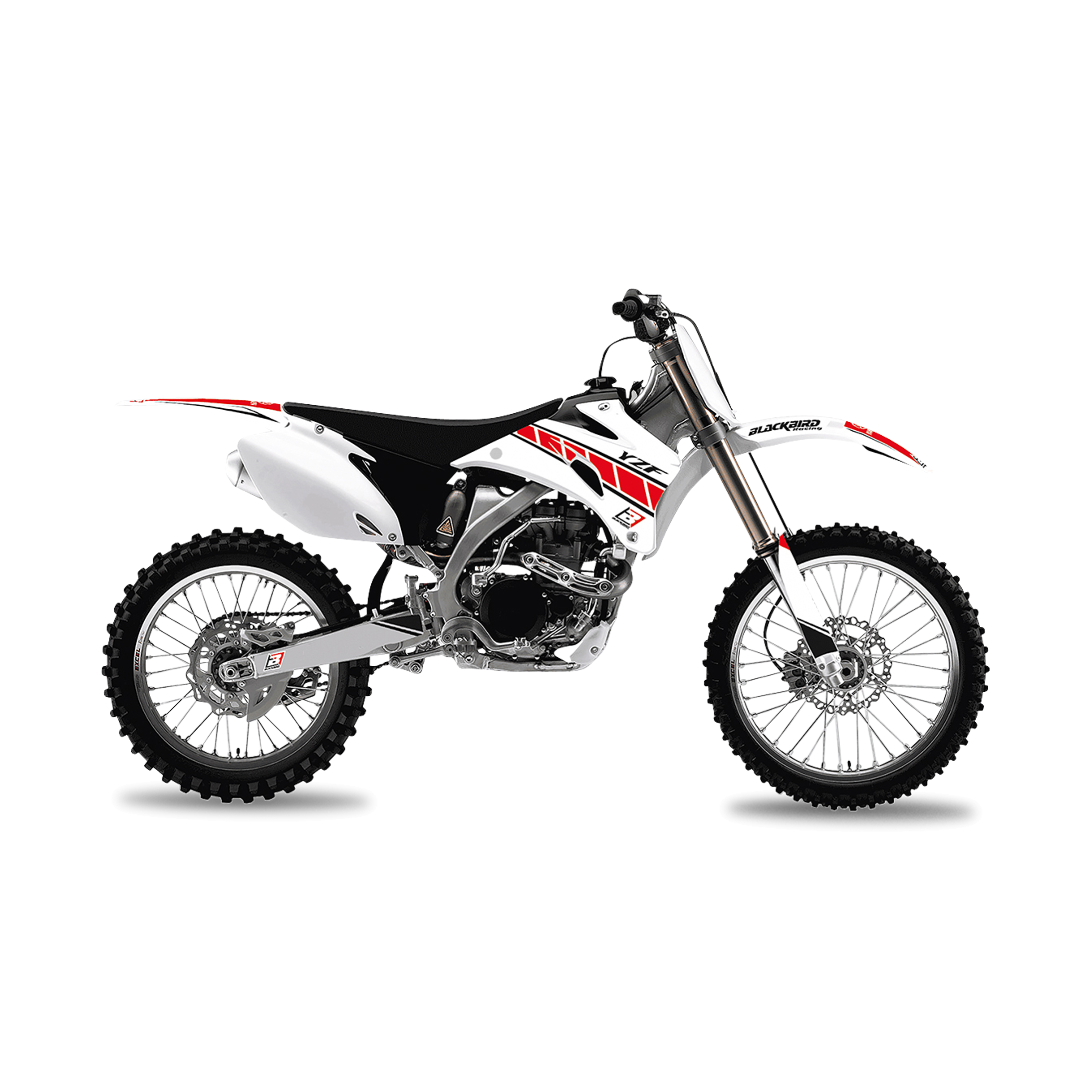 Blackbird Super Complete Decal Kit with Seat Cover Blue-Black-White