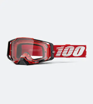 Masque Cross 100% Armega - Écran Transparent