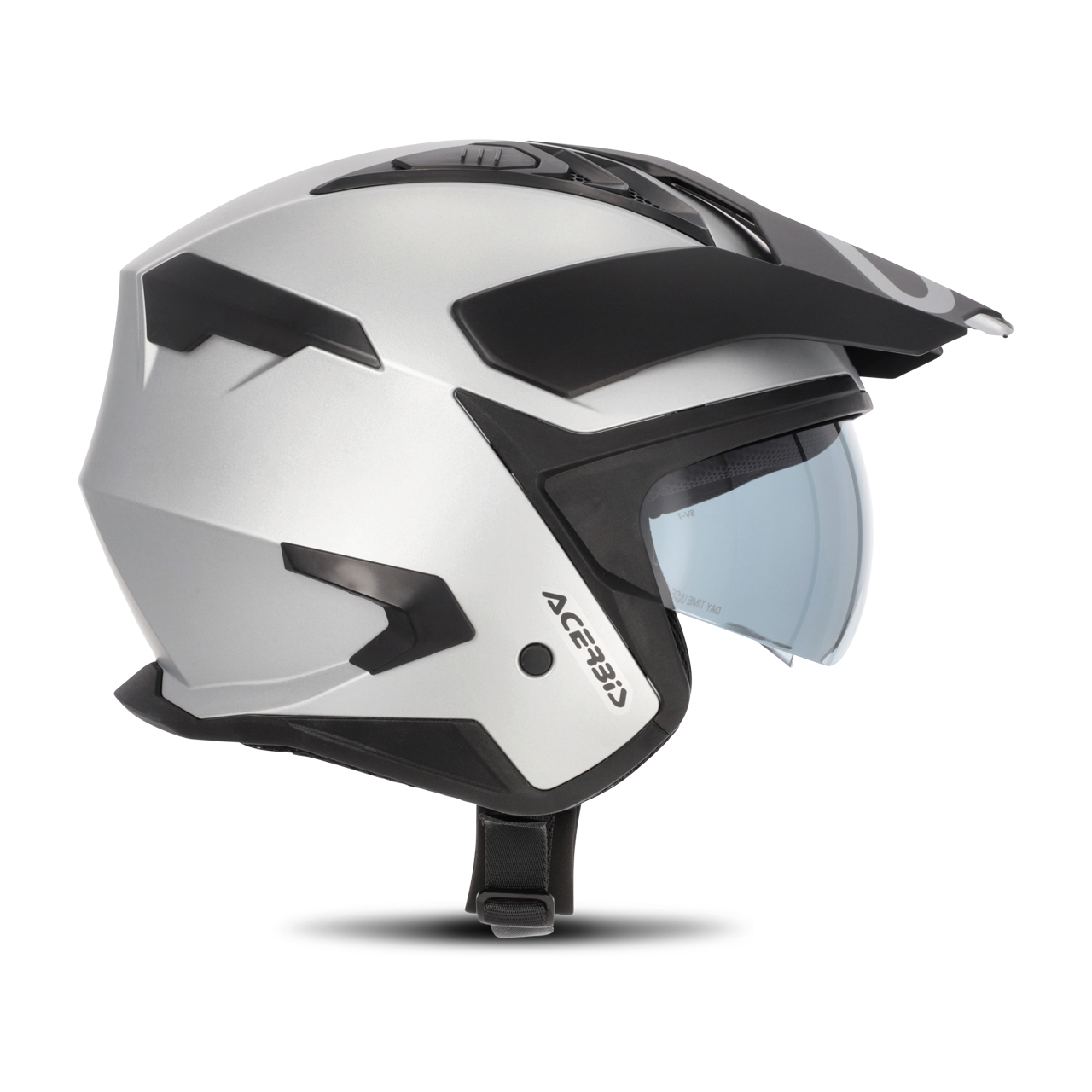 Casco Abierto Acerbis Jet Aria Evo Metálico