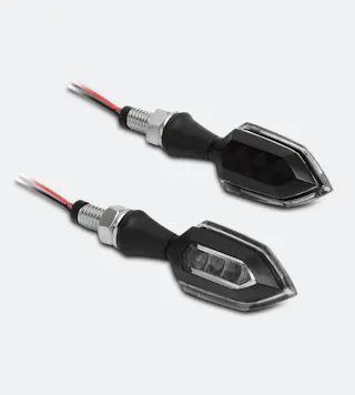 V-Parts Zinc LED Indicator Set Clear Universal