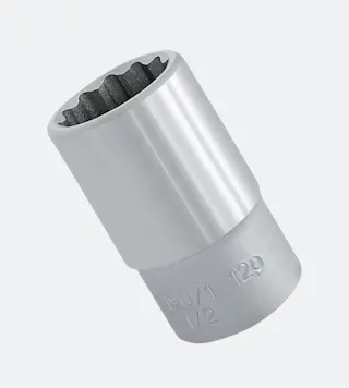 Unior 1/2" 12-Point Socket