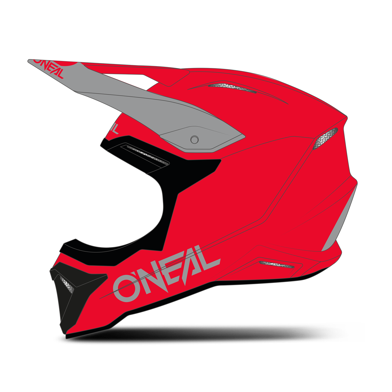 Casco de Cross O'Neal 1SRS Solid