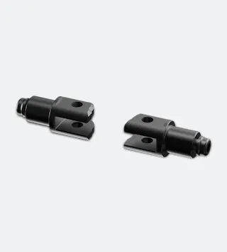 Montagesatz Fußrasten Rizoma Schwarz 18mm