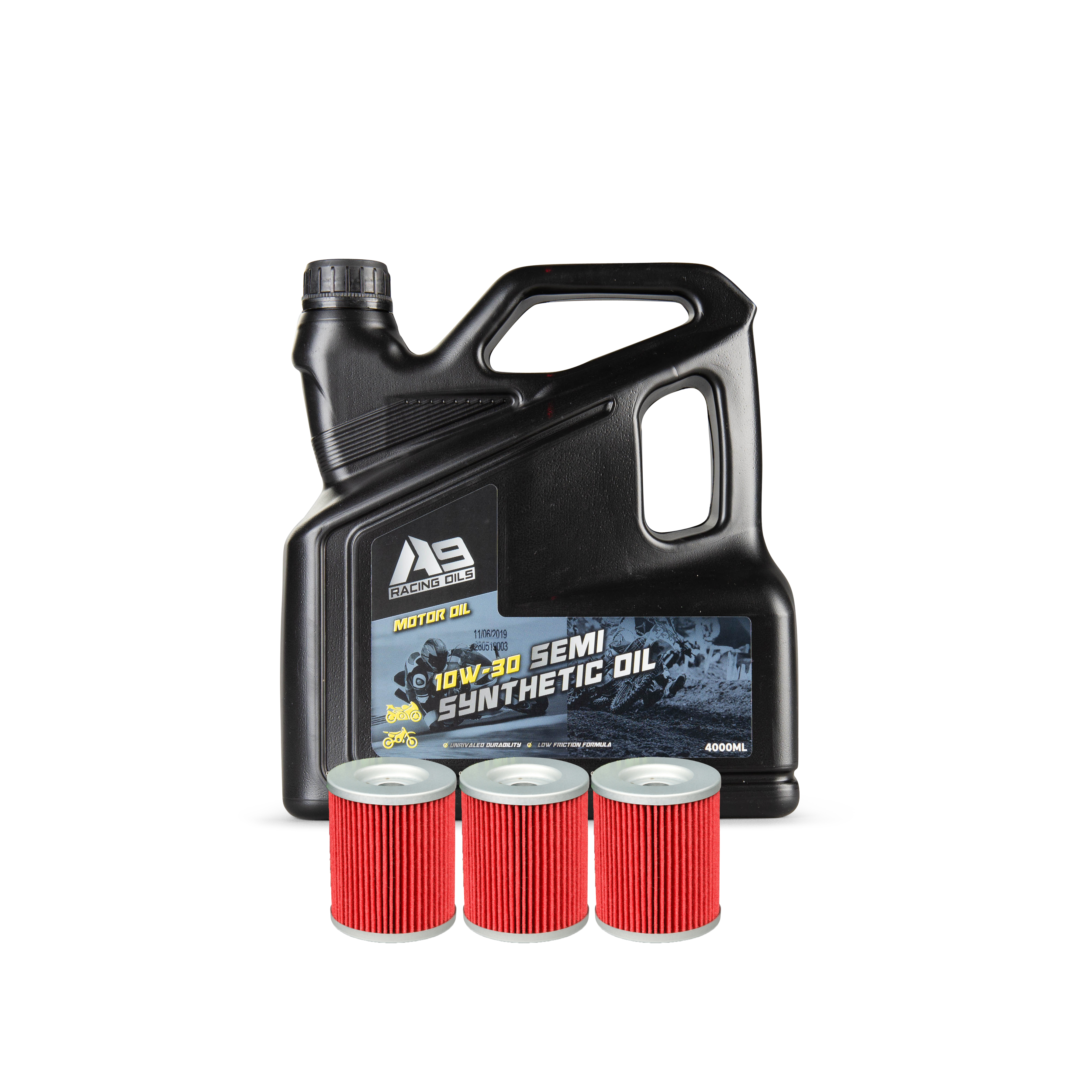 Dzinēja Eļļa A9 Racing Semi Synthetic 4L + HIFLO Eļļas Filtri