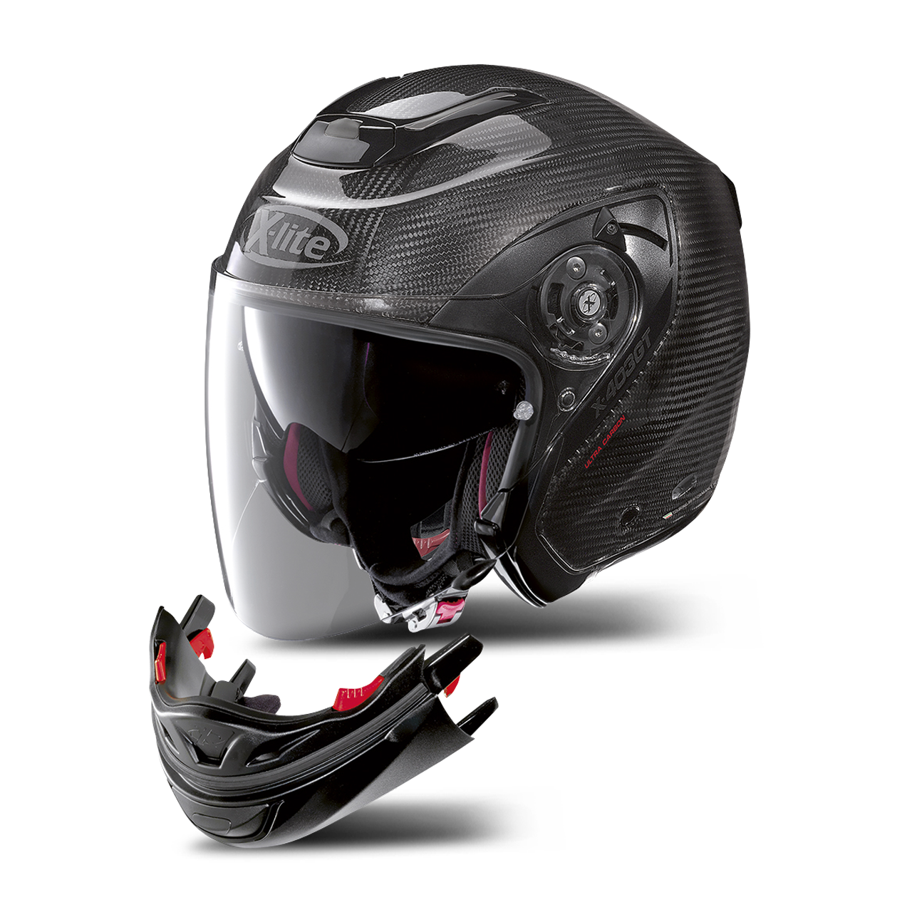 X-Lite X-403 GT Ultra Carbon Puro N-Com Flip-Up Helmet