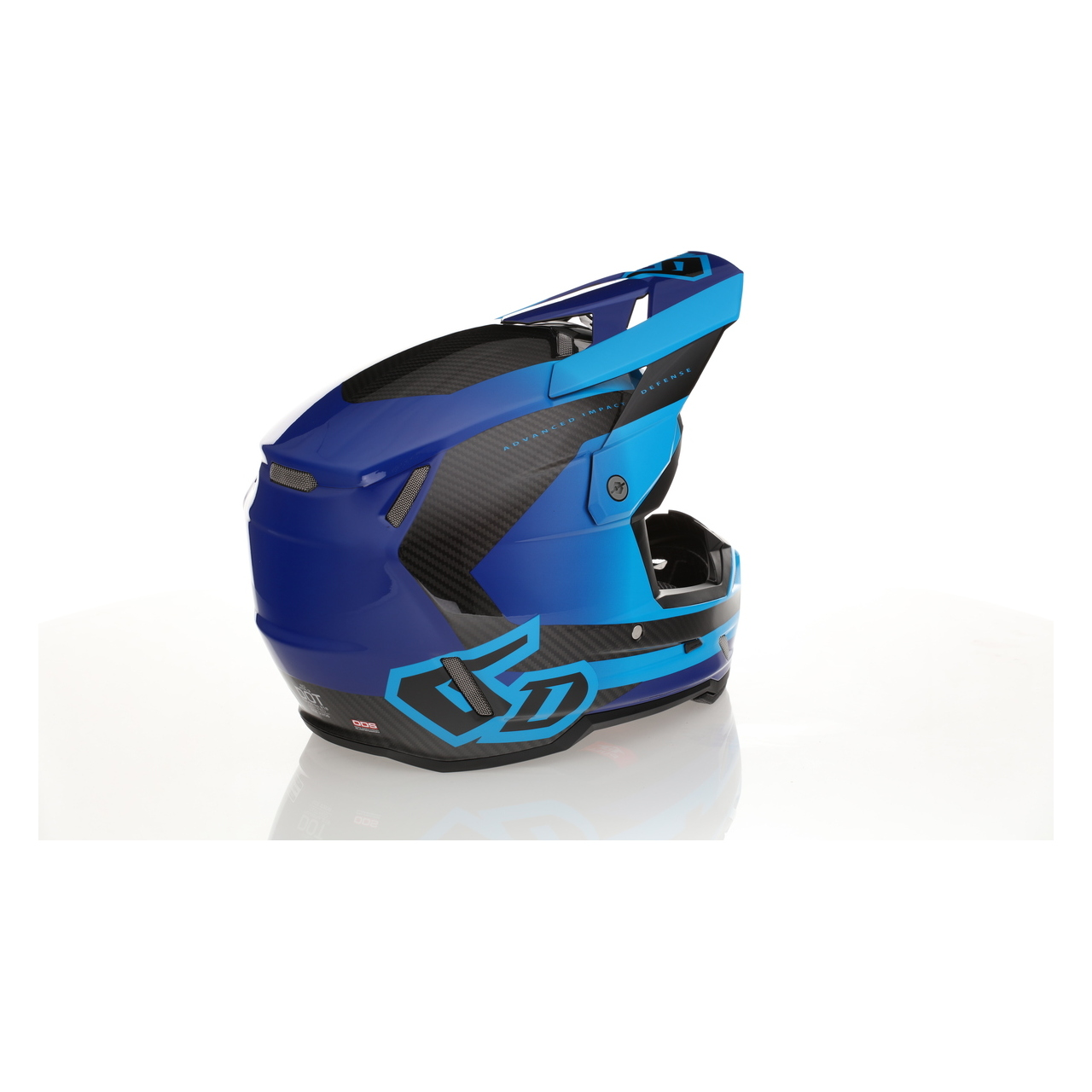 Casco MX 6D ATR-3 Pure FIM