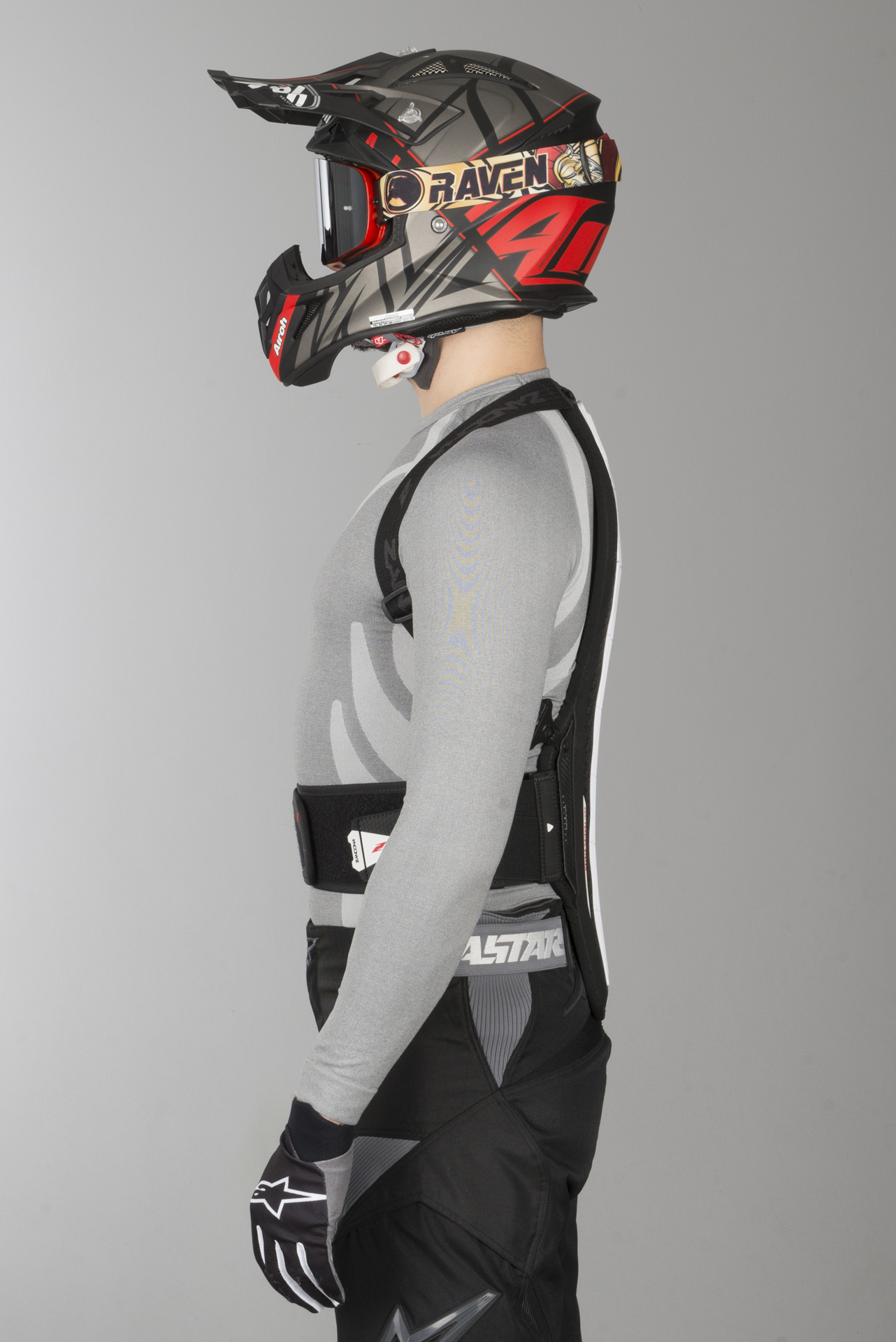 Zandonà Hybrid Pro x8 Back Protector White