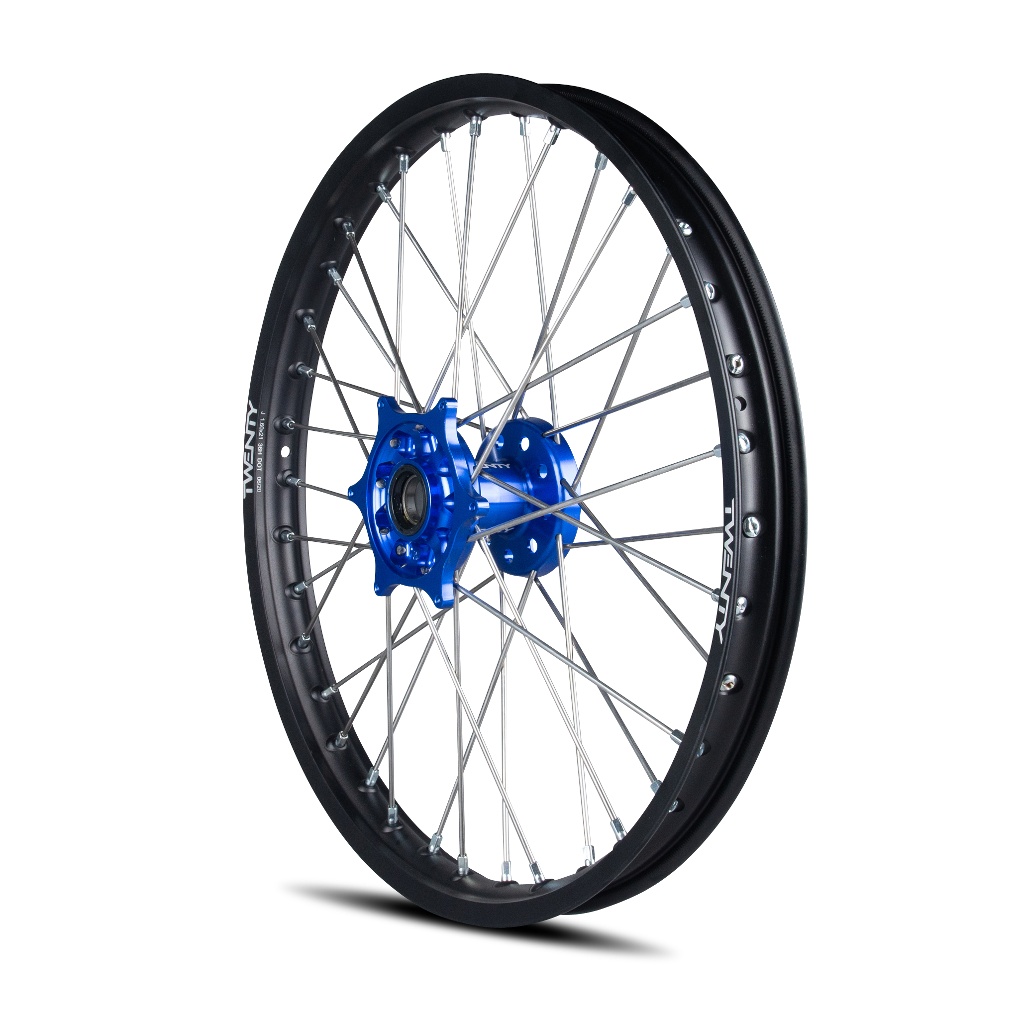 Twenty MX Front Wheel Black-Blue 21"