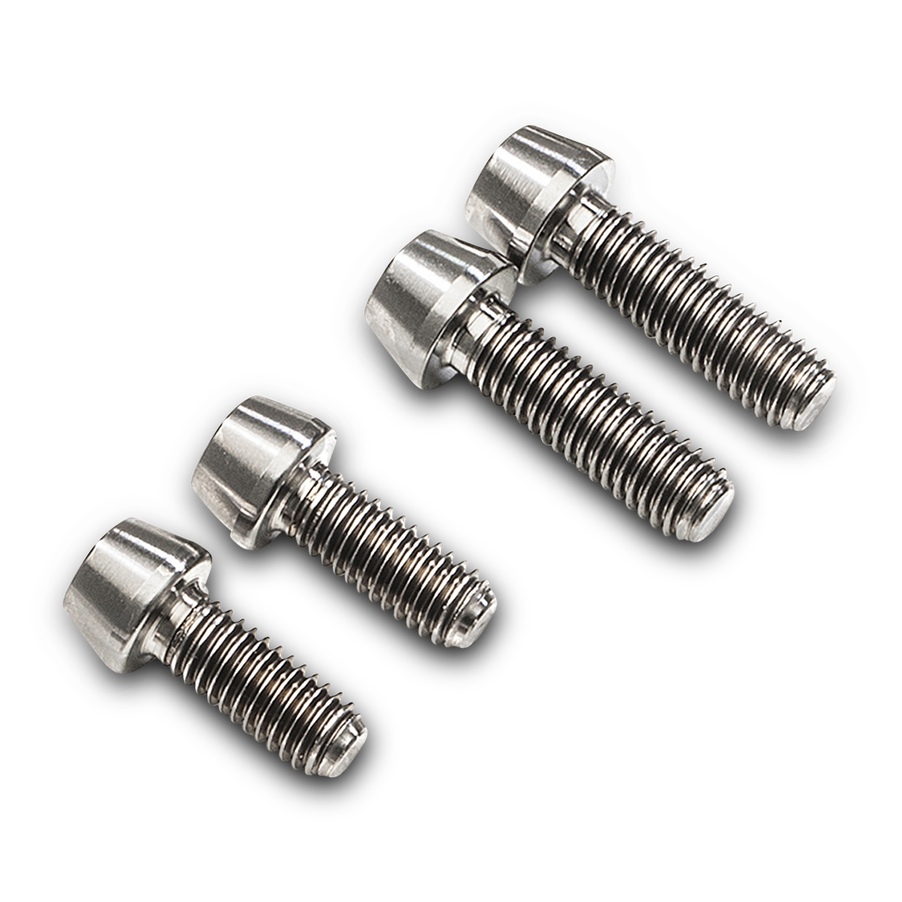 Kit de Tornillos CNC Racing  Sujeción de Controles Multistrada - Titanio