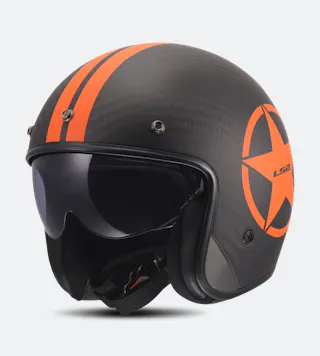 Capacete Aberto LS2 OF601 BOB II C Star