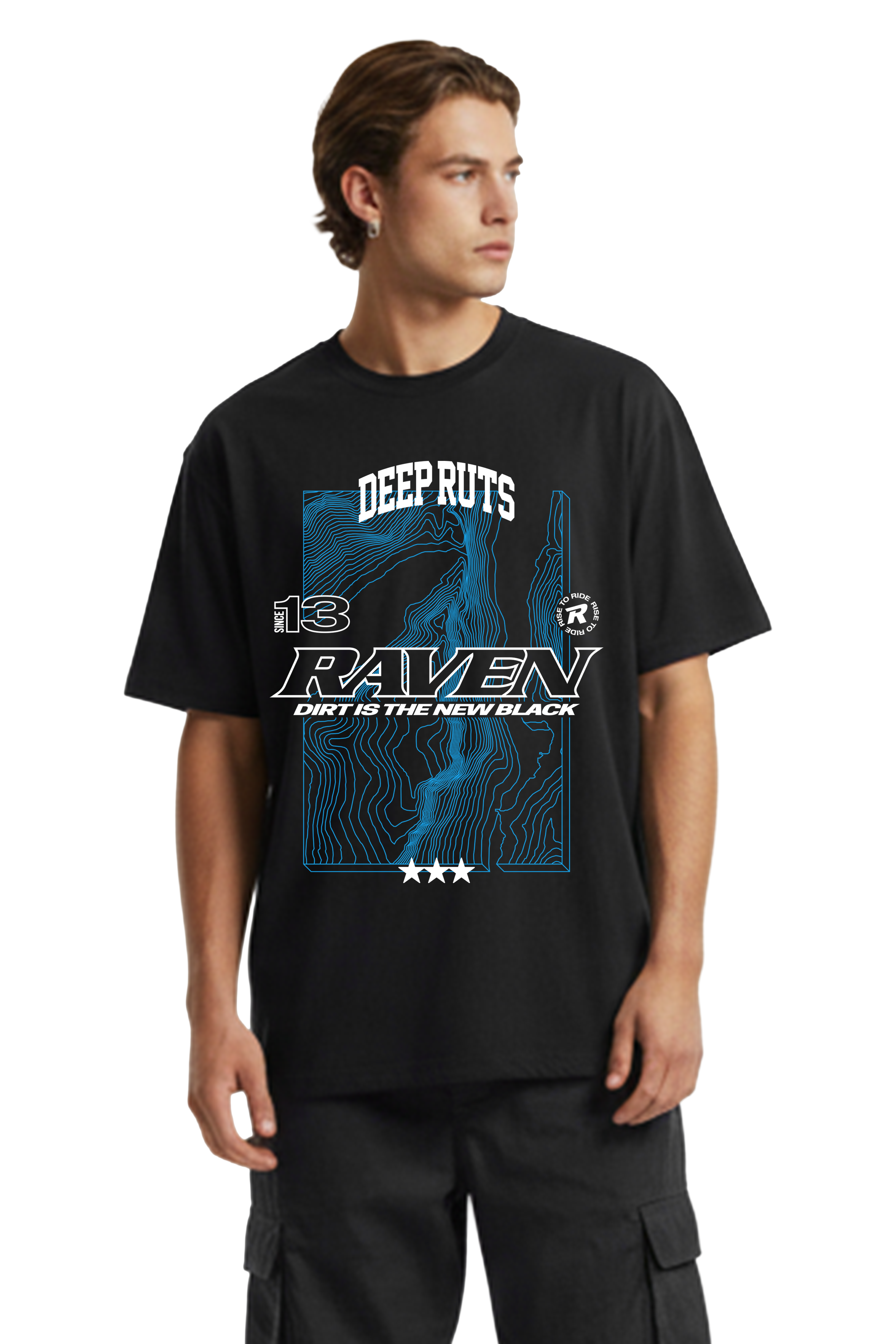 Raven Terrain Oversize T-Shirt
