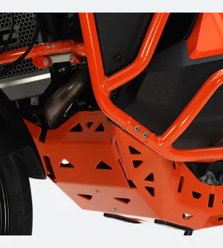 Motorbeskytter Snell PRO Adventure, Orange