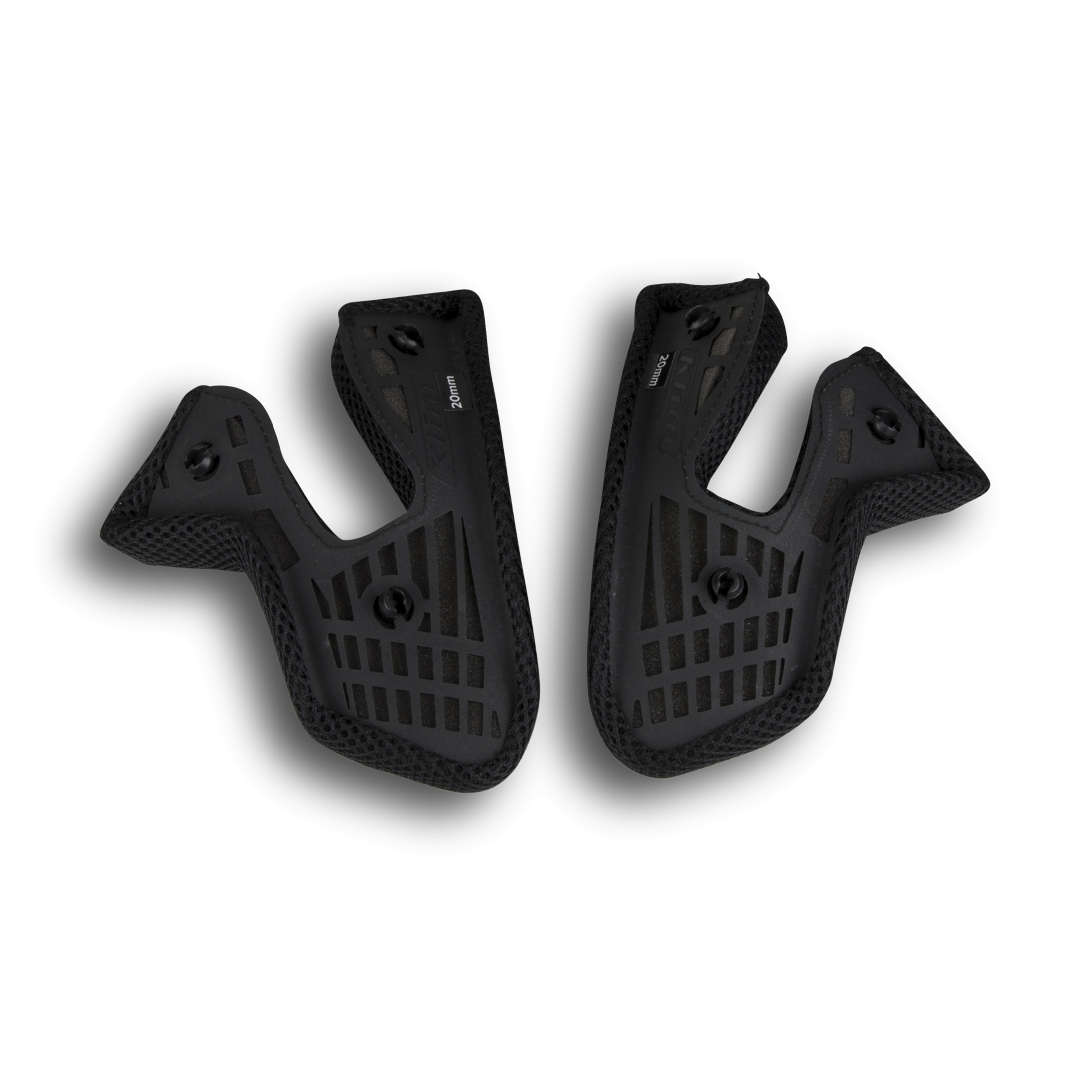 Almohadillas de Mejillas Klim F3 Small-Large Negras