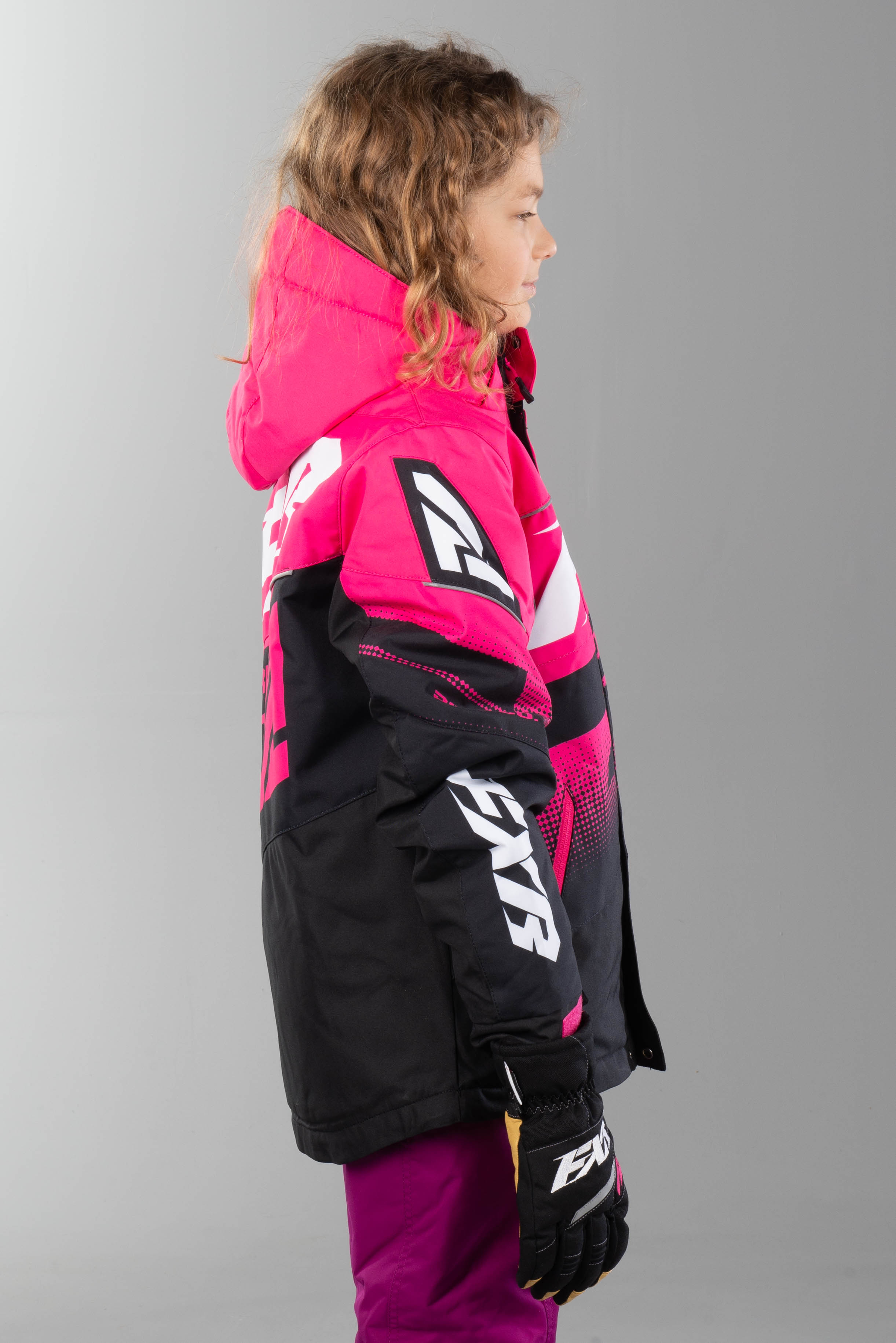 Jakke FXR Boost Junior Rosa Svart Hvit Jakke FXR Boost Junior Rosa Svart Hvit