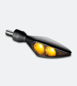 Irányjelző Kellermann Rhombus LED Dark Bal Első/Jobb Hátsó Fekete