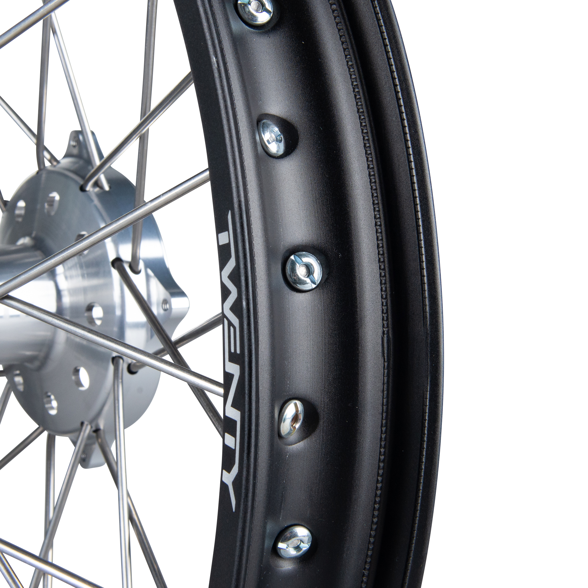 Rueda Trasera de Cross Twenty Negro-Plateado 19"