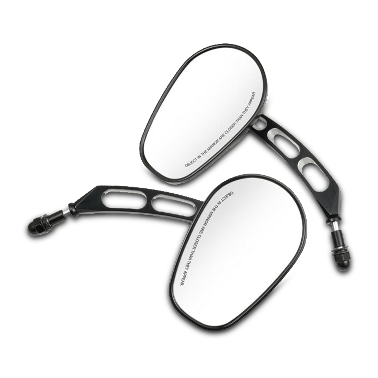 CustomAcces Misuri H-D Rear View Mirrors Black