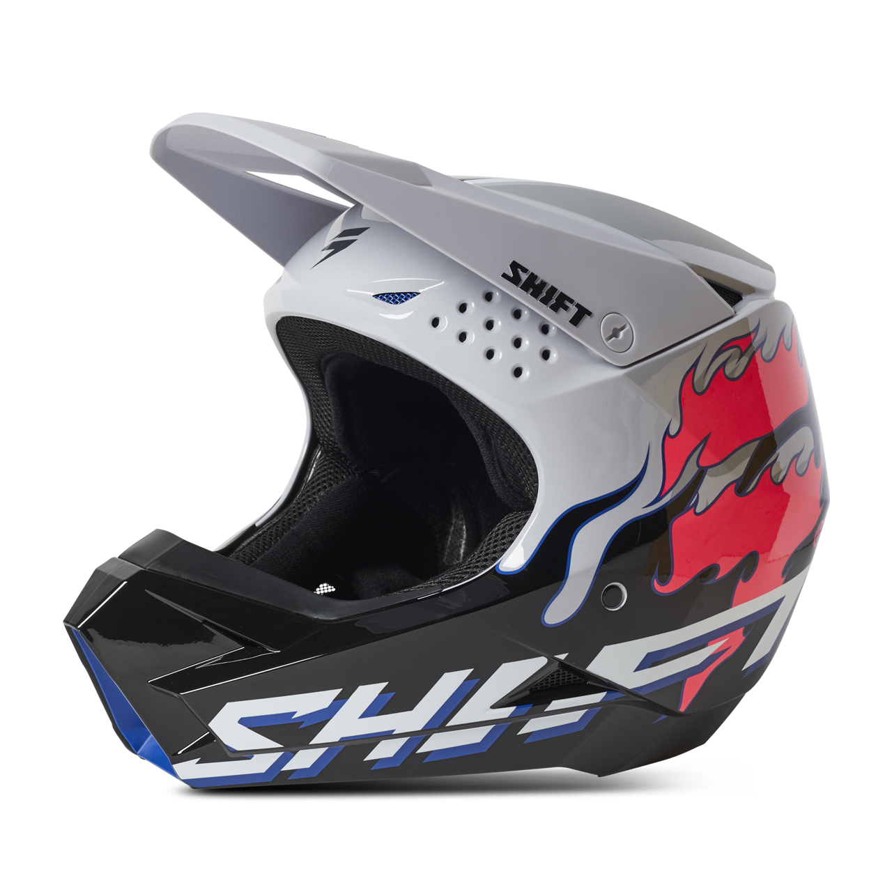 Casco de Cross Shift White Label Burntable