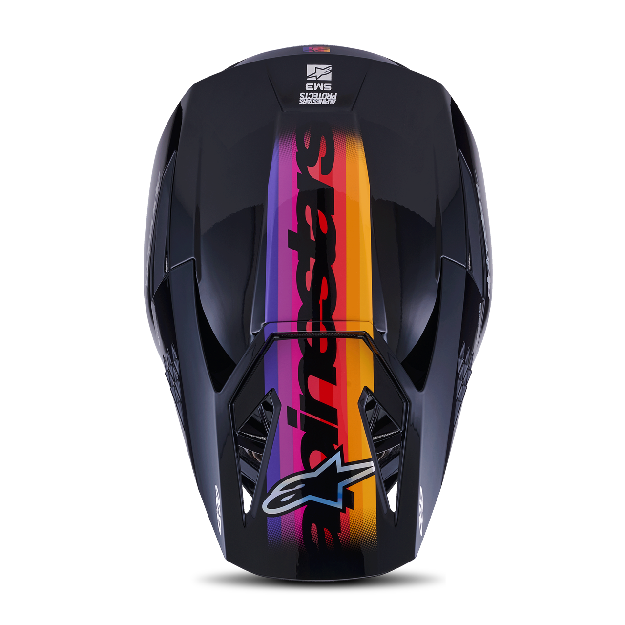 Casco MX Alpinestars SM3 Force Glossy