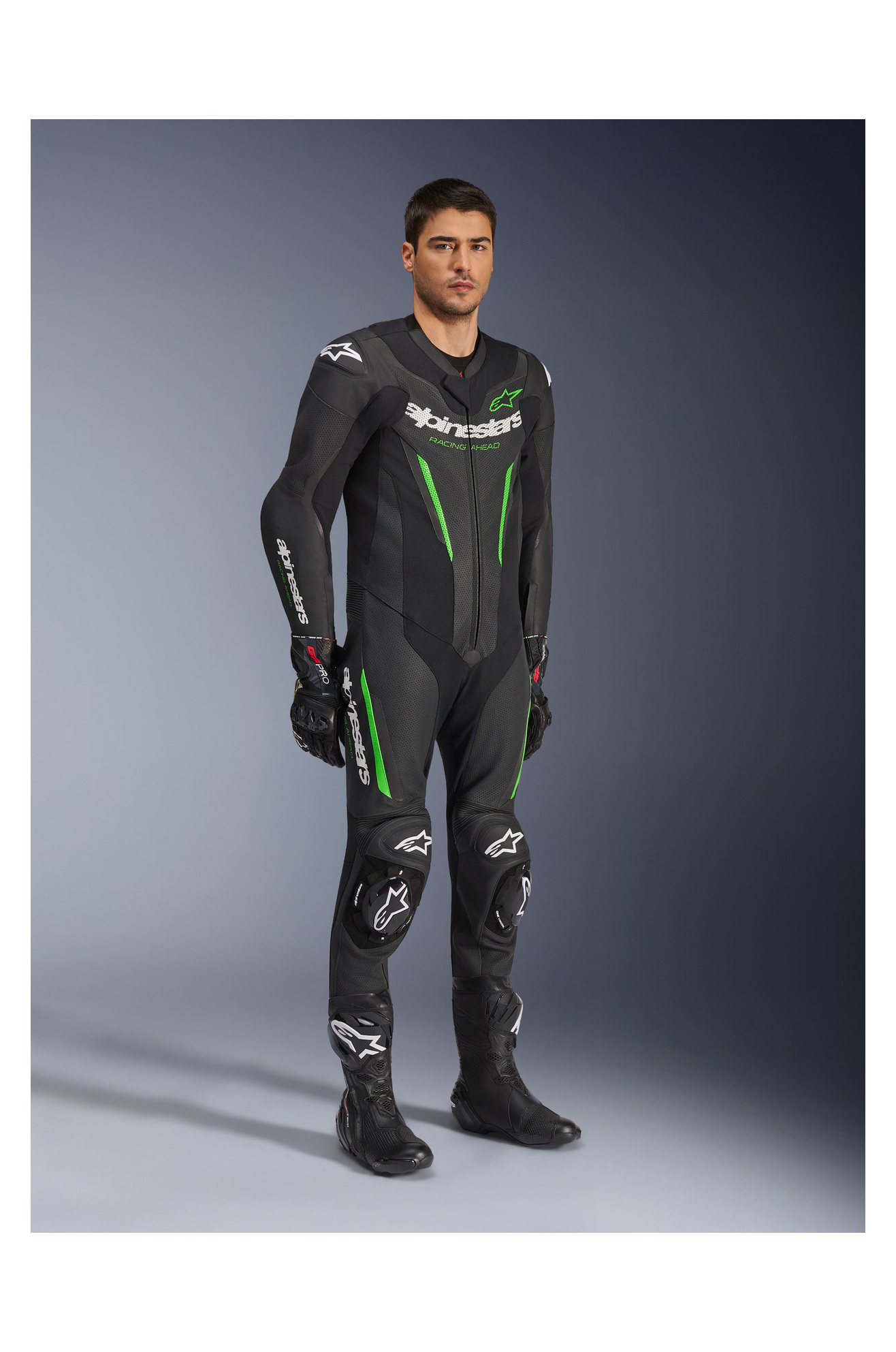 Traje De Cuero Para Moto Alpinestars GP Force V2 1Pc