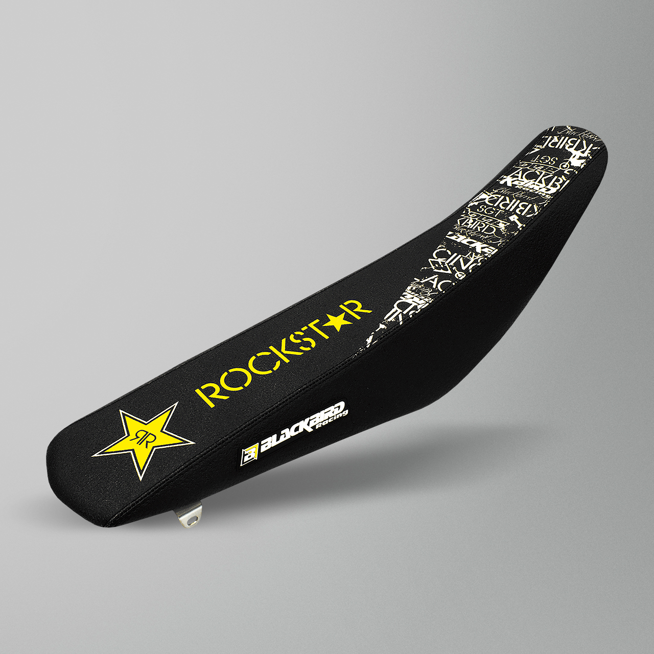 Blackbird Rockstar Energy Complete Decal Kit with Seat Cover Red-Yellow-Black