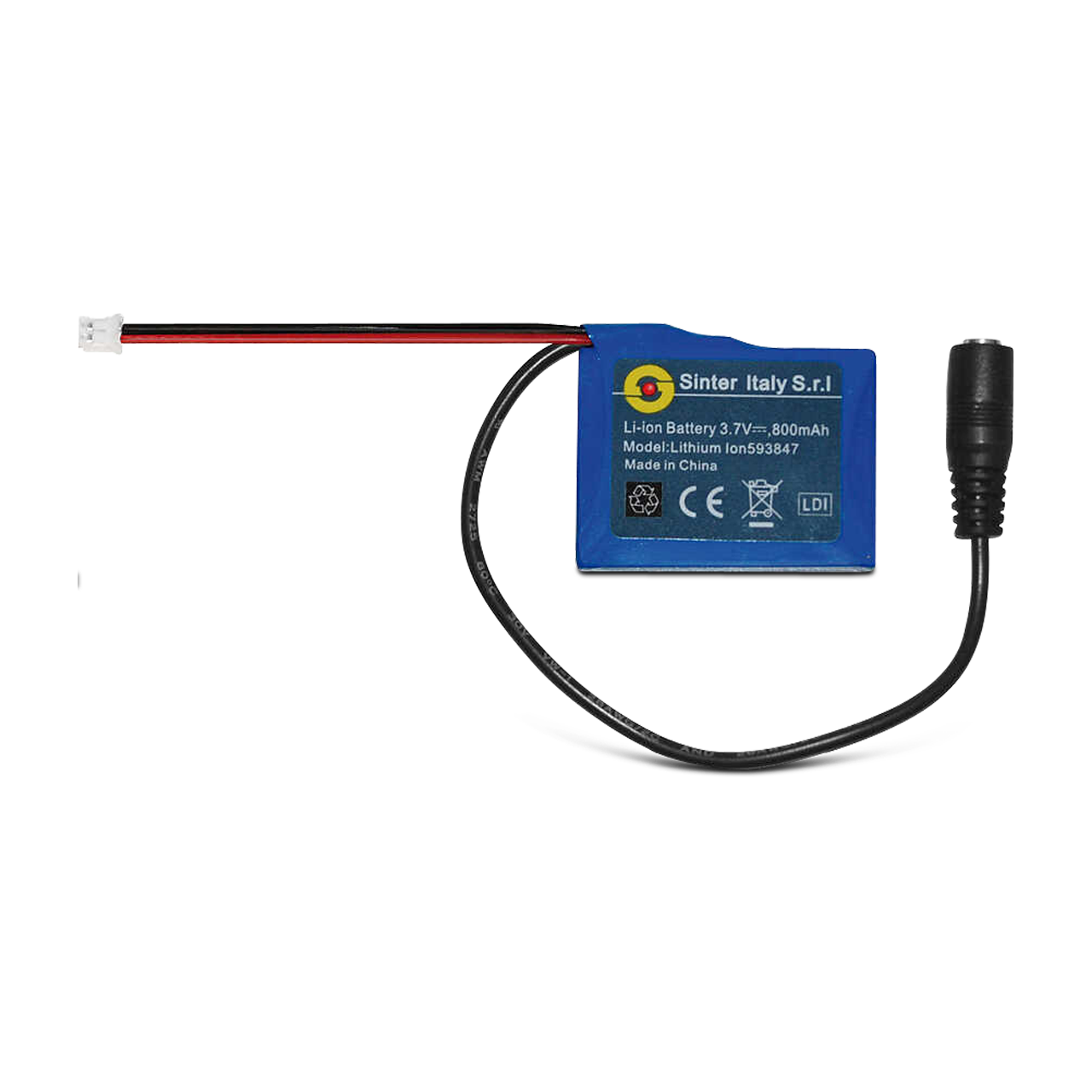 Intercom-batterij met Oplaaddraad N-Com
