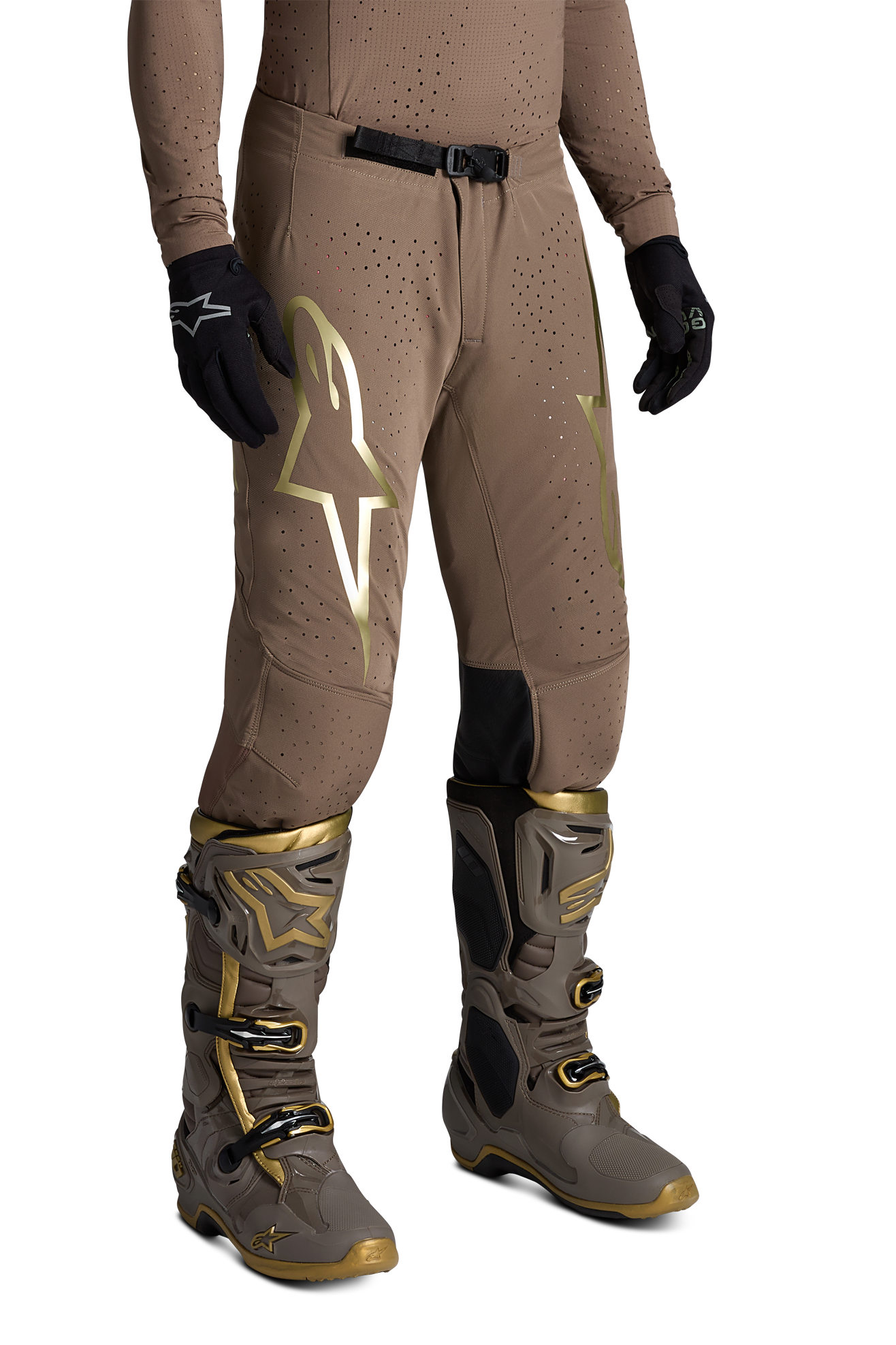 Crossbroek Alpinestars Limited Edition Supertech Air Goud