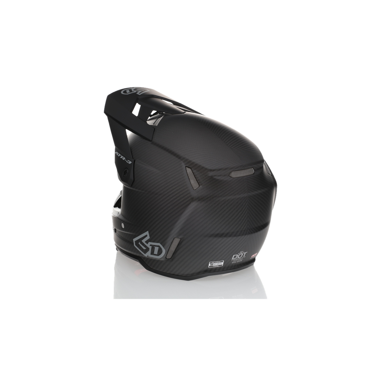 Casco MX 6D ATR-3 Solid FIM
