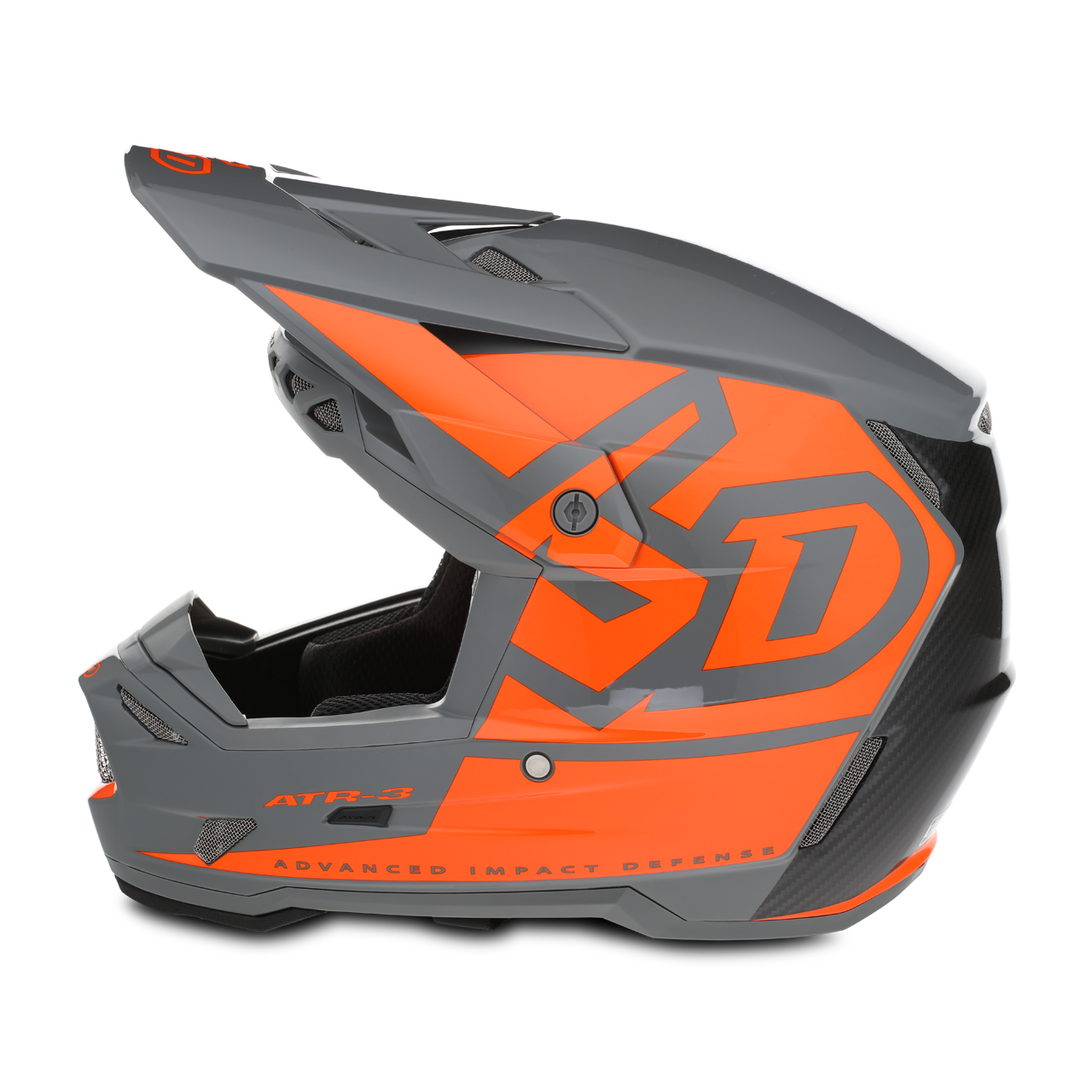 Crosshelm Kinderen 6D ATR-3Y Hex Glanzend