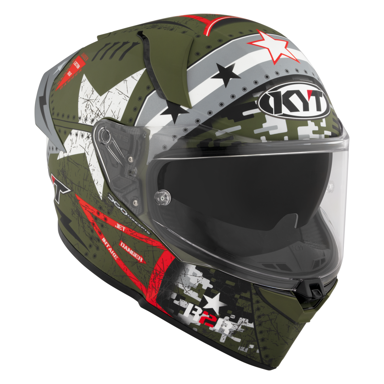 Casco Integral KYT R2R Max Assault