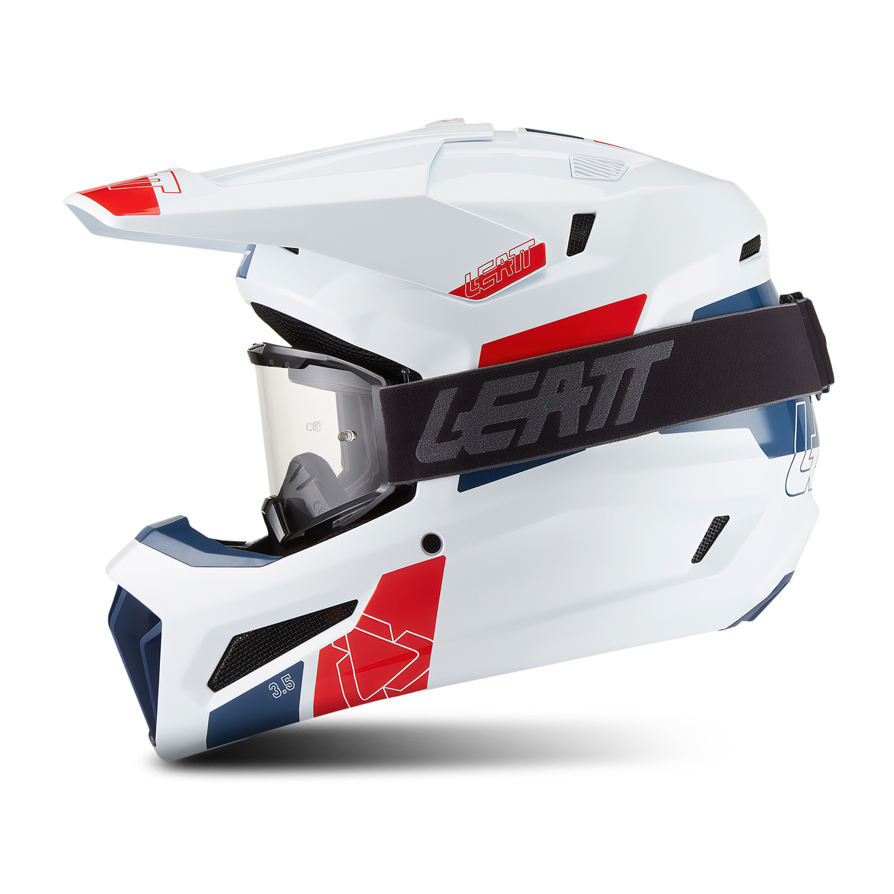 Leatt 3.5 V.27 MX Helmet Kit with Vizion 2.5s Goggles