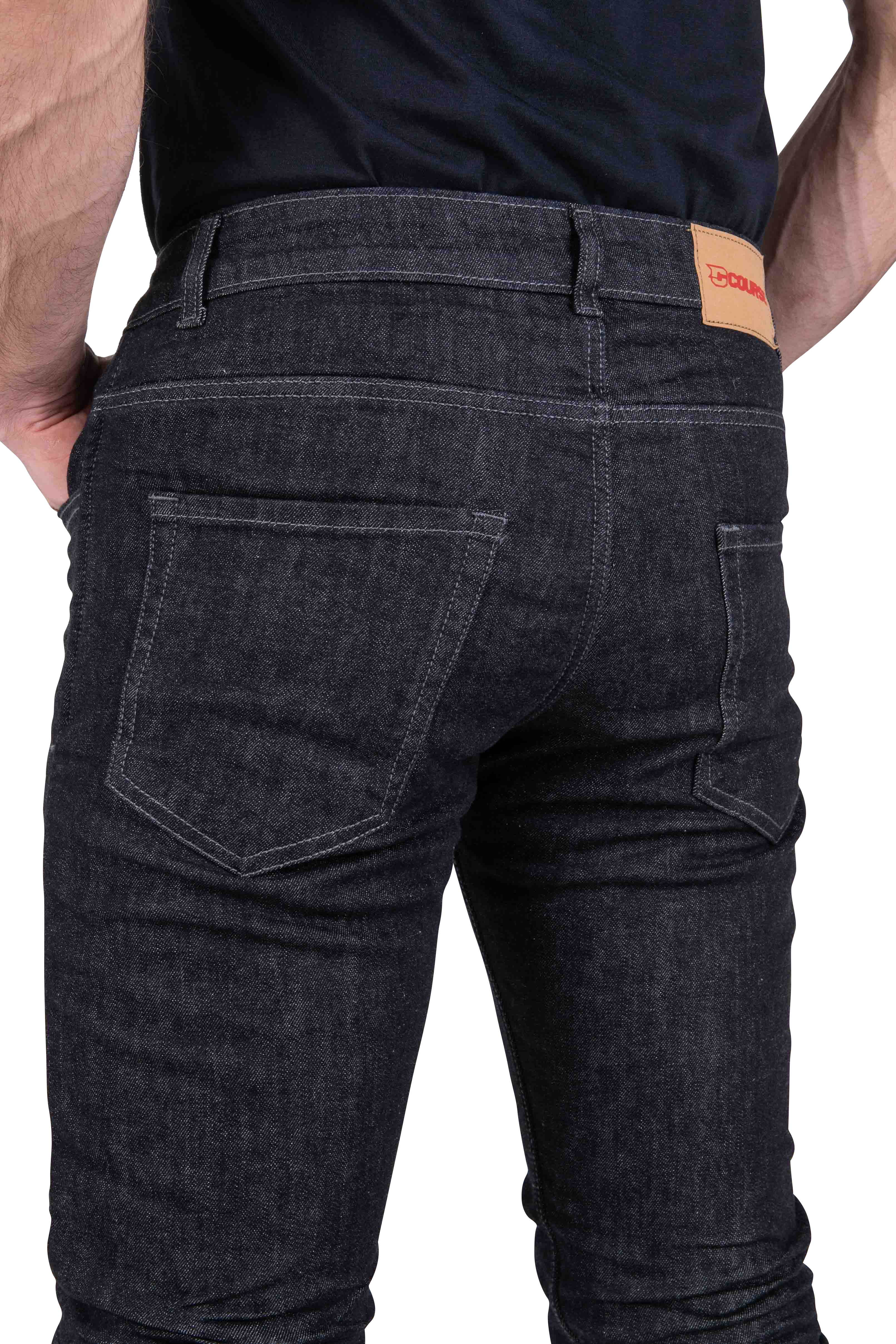 Vaqueros de Moto Course Burnout Refuerzo Aramida Slim Fit