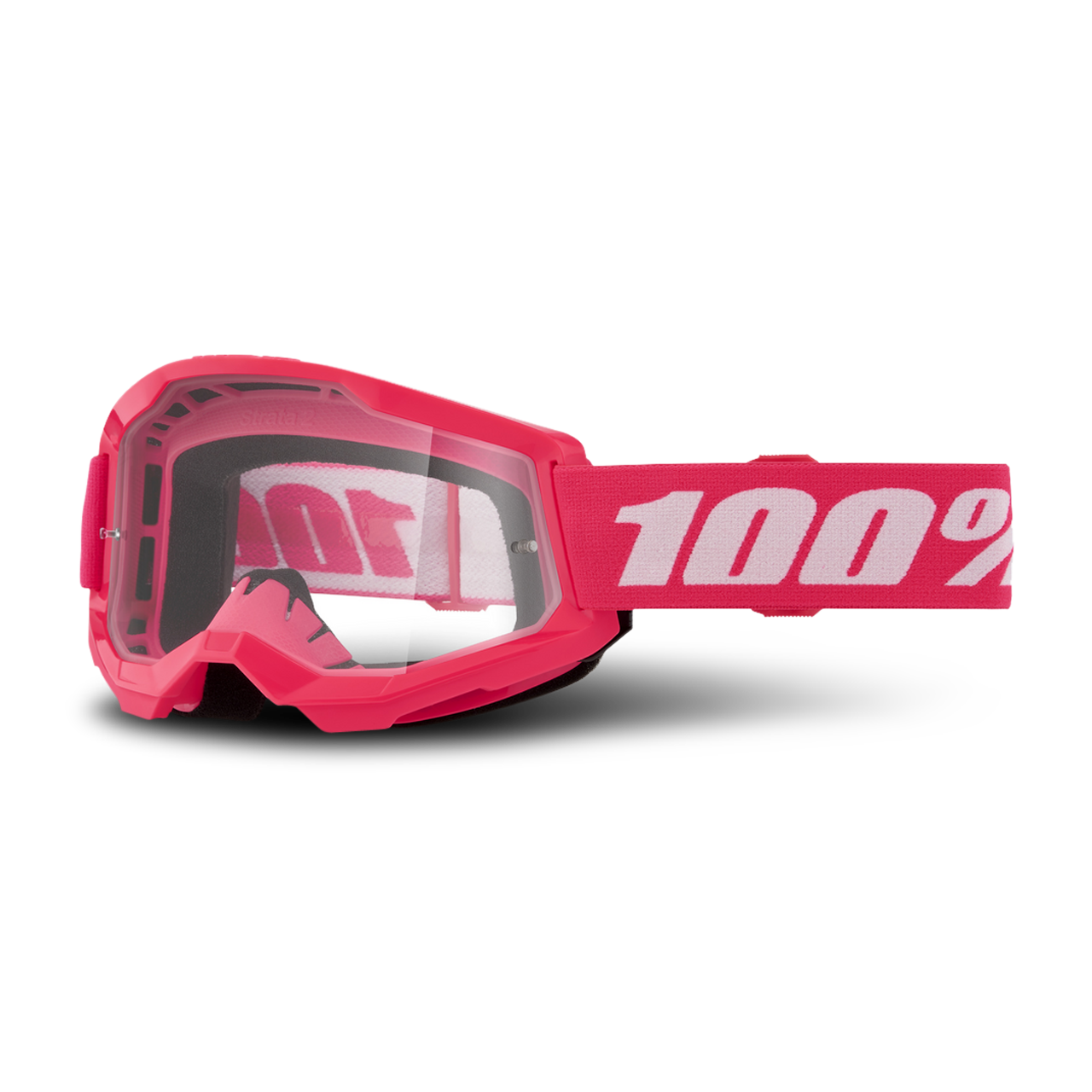 100 Strata 2 MX Goggles Youth Pink Clear Now 25 Savings 24MX