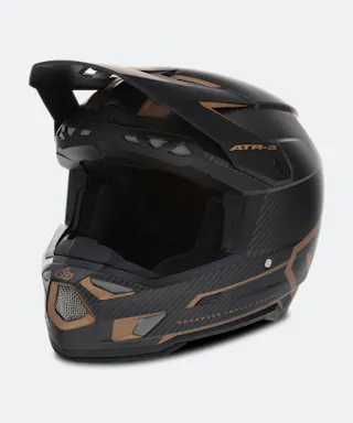 asmt bike helmet 6D ATR-3 Solid Medium Black/White ASTM certified 6D - ATR-3 Nova Helmet