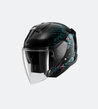 Capacete Aberto Shark Skwal Jet Reptaia
