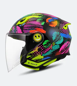 Capacete Aberto LS2 OF622 Funny II Jovem