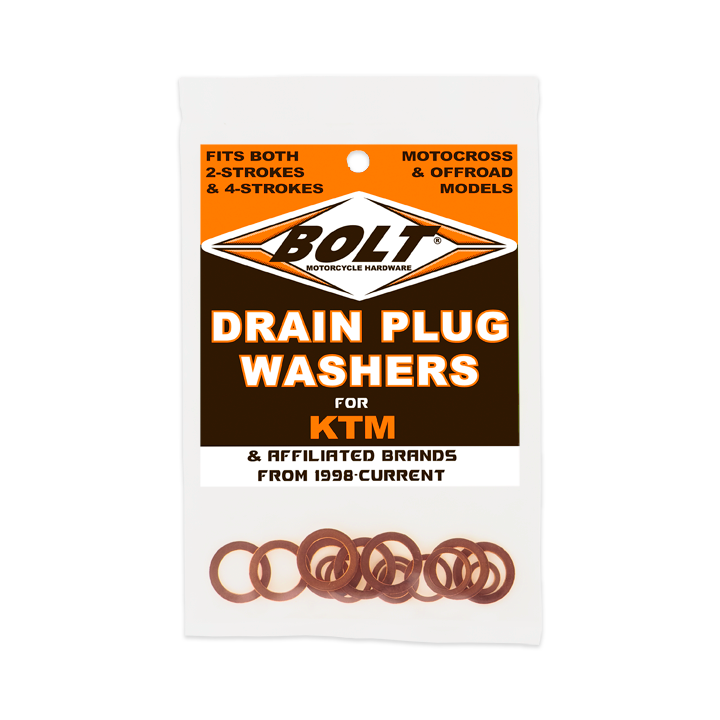 Arandelas de Cobre Bolt para Tapones de Drenaje