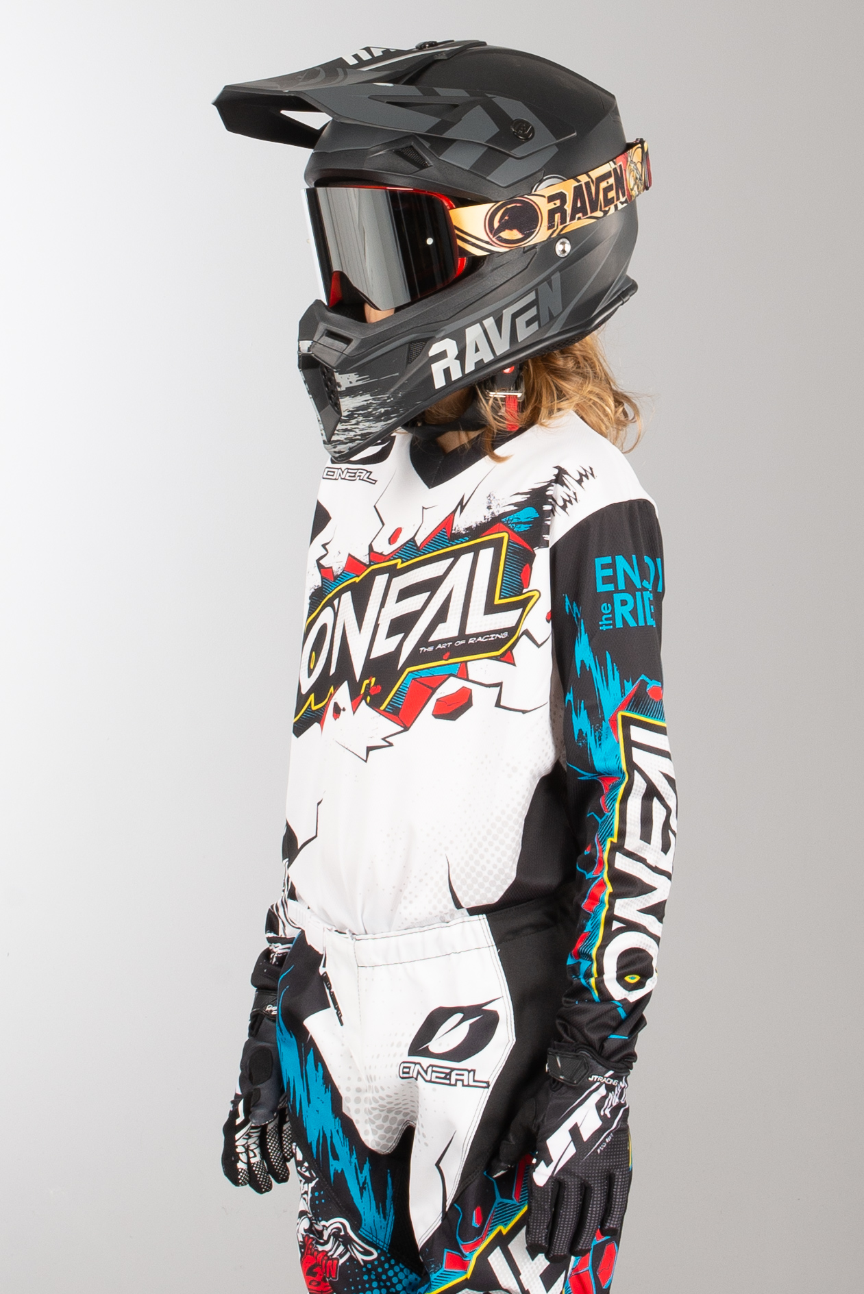 O'Neal Element Villain Kid's MX Jersey
