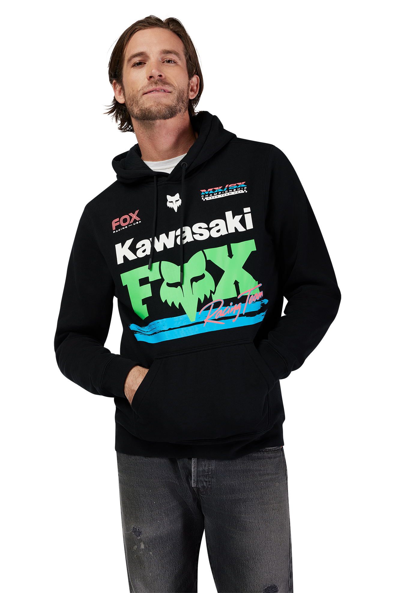 FOX Kawasaki Pullover Hoodie | 24mx