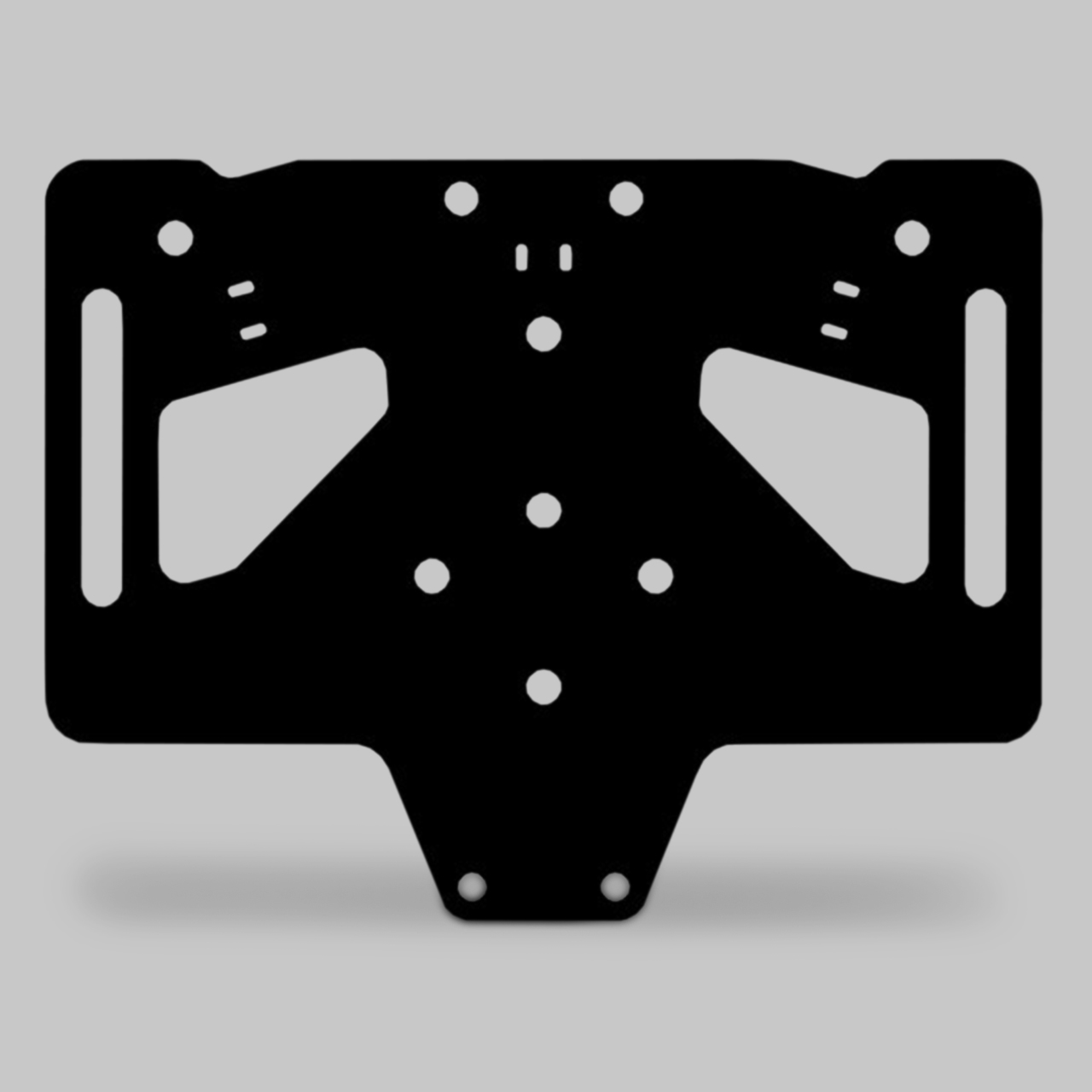 Valter Moto King License Plate Support Black