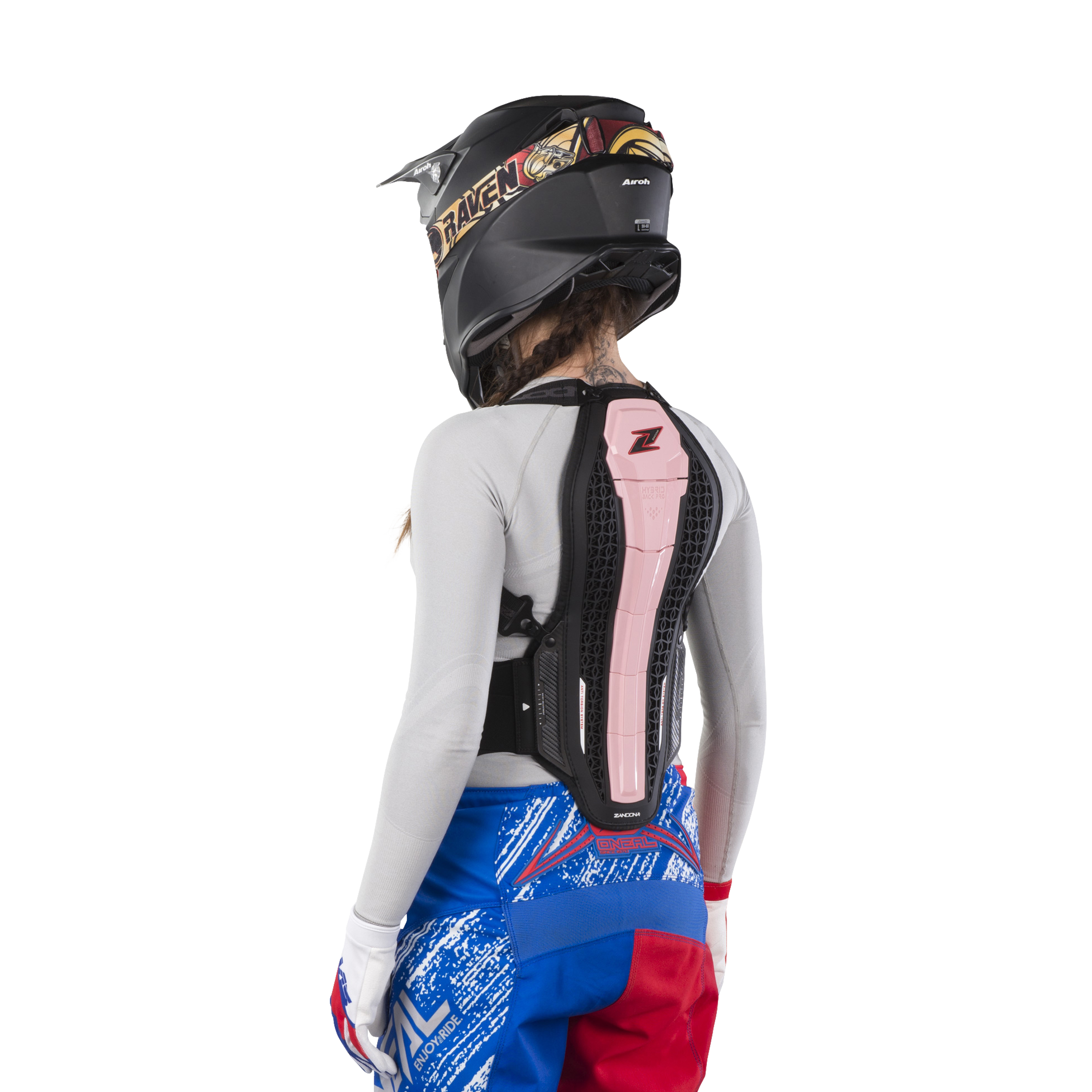 Zandonà Hybrid Pro x6 Back Protector Pink | 24mx