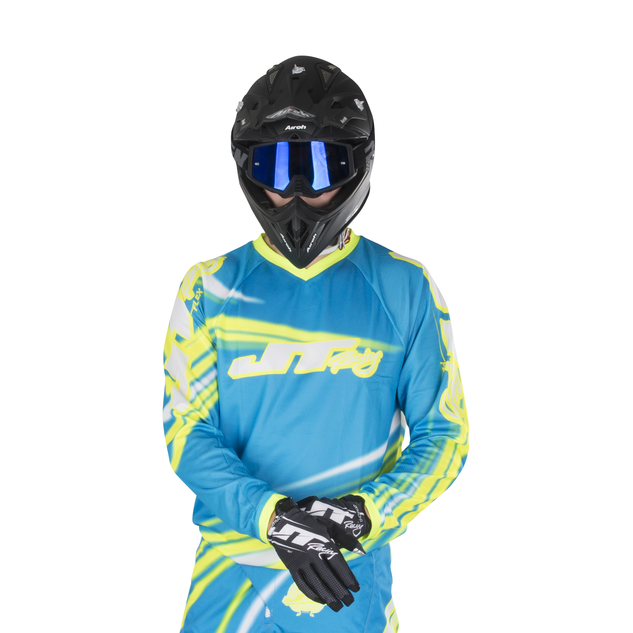 teal motocross gear