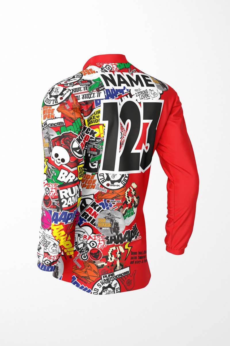 24MX STICKERBOMB MX Jersey