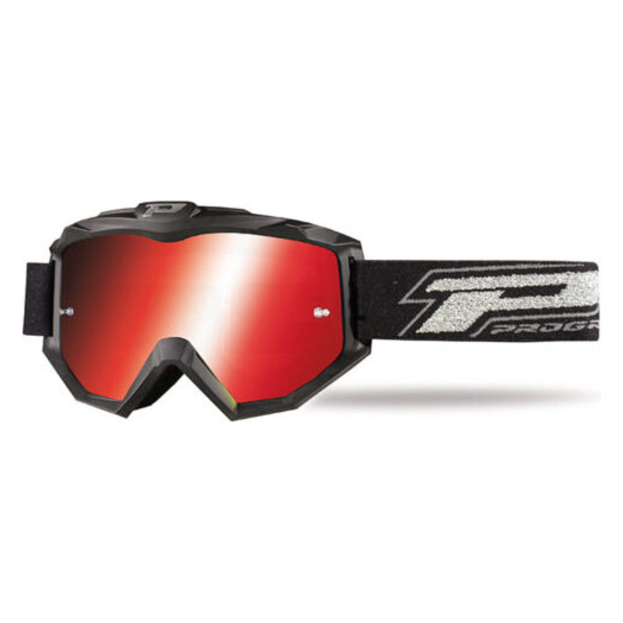 Gafas de Cross ProGrip 3204 Mate Negro/silver Espejo