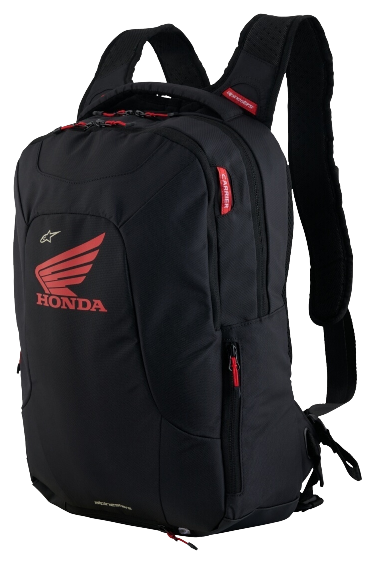 Mochila Alpinestars Honda City Hunter V2 Slipstream Negro Rojo Brillante