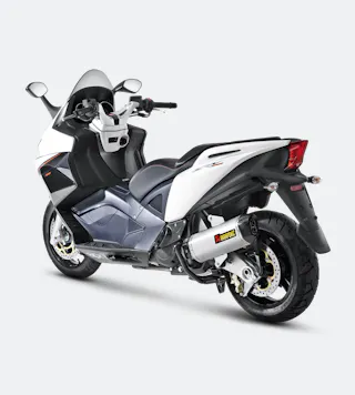 Slip-On Akrapovič Scooter Ανοξείδωτο Ατσάλι
